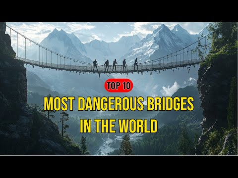 Top 10 Most Dangerous Bridges in the World 🌉⚠️ | Scariest & Deadliest Crossings!