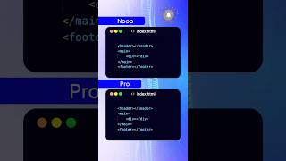 Noob way ❌ Pro way ✅ #html  #css #codingtutorial #youtubeshorts #shorts #shortvideo #youtube