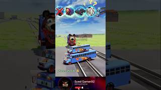 Train vs 🚌 #shorts #automobile #cargasm #viralgames #gaming #cargametv #beamngdrive #gta #carcrashtv