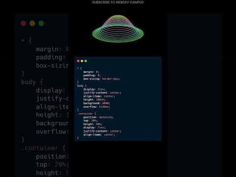 Creative 3D Animation with Source Code using HTML and CSS | CSS Animation Project #webdev #htmlcss