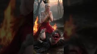 #神秘力量 #人妖殊途 #DigitalZen #BuddhistVibes #WhoIsSavingWho #情感迷霧 #生死輪迴 #AIcreated #MonkVsMonster #Enligh
