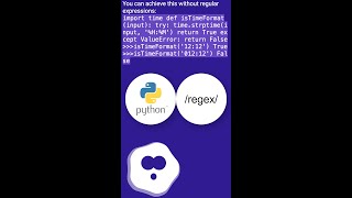python time format check #shorts