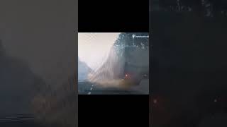 Drive by shooting - Russian Armored BTR 82 Attacks Ukrainian Artillery truck dash cam footage