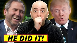 XRP BREAKING NEWS!! RIPPLE CEO MASSIVE ANNOUNCEMENT!! TRUMP DID IT AGAIN!!