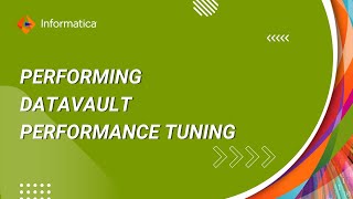 How to Perform DataVault Performance Tuning