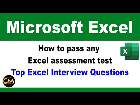 Top 10 Excel Interviews Questions – How to pass any Excel Assessment Test