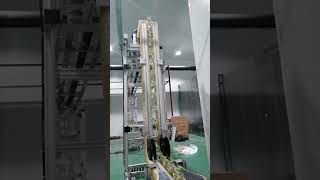 Up and down gripper clamping conveyor for bottles
