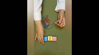 lets improves childrens fine motor skills #colorsort #colorsortgame #finemotorskill #diygame