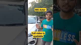MG Astor short Review #chetanvscar #astor