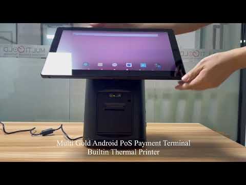 Multi Gold Desktop Android PoS Payment Terminal builtin Thermal Printer