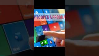 how to open a computer program