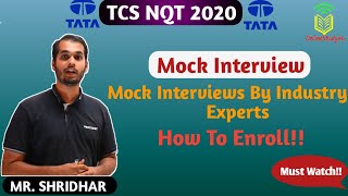 TCS NQT 2020 MOCK INTERVIEWS BY INDUSTRY EXPERT !! HOW TO ENROLL !!