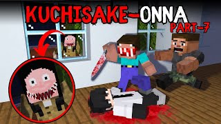 CREEPY MASK LADY in MINECRAFT (PART-7)😨 Minecraft Horror Story
