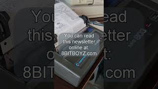 2025 Newsletter with The Newsroom.  #commodore #retro #vintagecomputer #dotmatrix