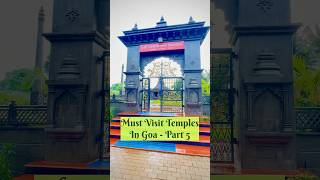 Newly Renovated Laxmi Narayan Temple in Goa 🚩 #temple #hindutemple #lordvishnu #shorts #ytshorts