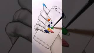 Nails Colour @Mihir__Arts #shorts