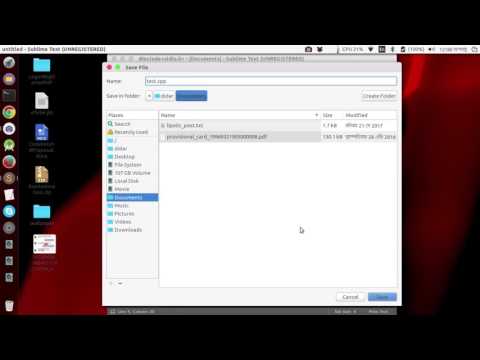How to write c|c++ code in ubuntu