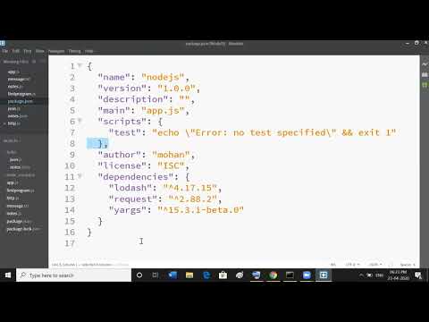 Node.js HTTP Tutorial Create Server and Get Data