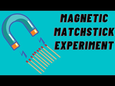 Magnetic Matchstick Experiment | Easy Magnet Experiments | Magnet Tricks