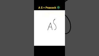 Mor Kaise Banaye 🦚 | How To Draw Peacock 🦚 | Easy Drawing | Bird Drawing 🐦 #shorts #short