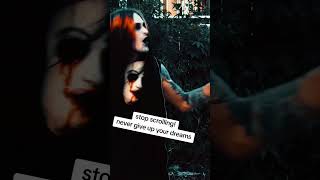 NEVER GIVE UP YOUR DREAMS #darktrap #gothmetal #althiphop #metalhead
