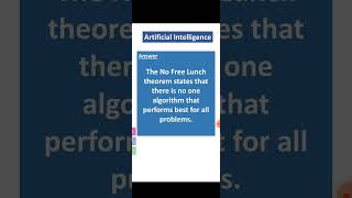 What is no free lunch theorem in AI | AI Interview Questions with Answer | Inspiron Technologies