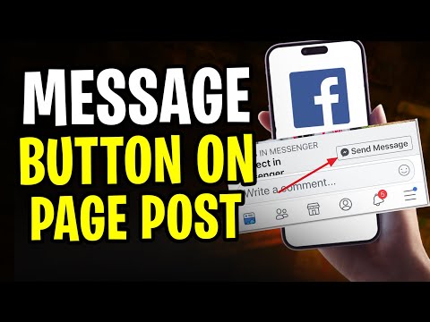How to Add Send Message Button on Facebook Page Post (2025) Full Guide