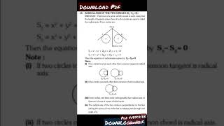 Circle Formula | 12th Class Maths Formula | #Jeemains | jee mains trick | Download PDF | 12th circle