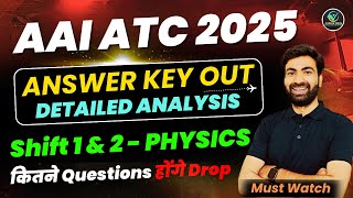 AAI ATC 2025 Physics Official Questions Solved 🔥Set-Wise Analysis + Concepts Explained #aaiatc2025