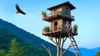 Build a 2 Story Tree House As Beautiful As Dreams Avoid Dangerous Wild Animals!