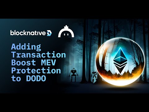 Connect to Transaction Boost on DODO for ultimate MEV protection