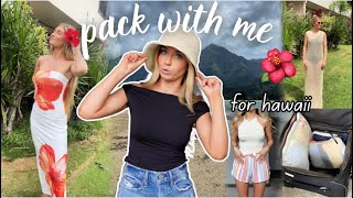 PACK WITH ME (LAST MINUTE!!!) FOR HAWAII!!! 🌺