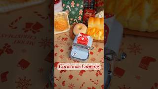 #Packing for #Christmas #Food with Vintage #LabelMaker🎄 #phomemo #labelmaker #labeldesign #backer