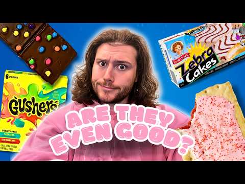 Trying ICONIC childhood snacks for the first time!