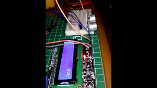 Medidor de Distancias, LCD Shield y Sensor Ultrasonidos HC-SR04