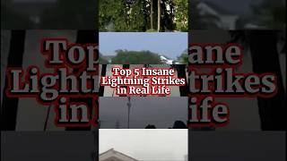 When Nature Goes Wild: 5 Insane Lightning Moments #shorts #nature #lightning #strikes