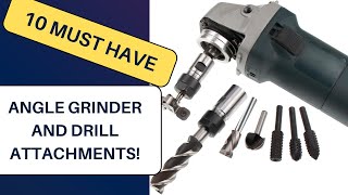 Elevate Your DIY Game with These 10 Must Have Angle Grinder and Drill Attachments!