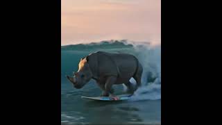 #3 The Ultimate Surfing Animals| Ai Gemini Veo3 #shorts