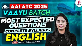 AAI ATC 2025 Preparation | AAI ATC English Classes | English Mock Test for AAI ATC | Parneet Ma'am