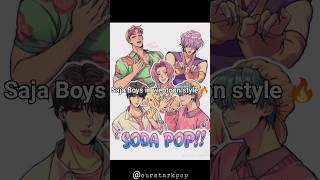 Saja boys as webtoon 😭🔥 #kpopdemonhunters #kdrama #kpop #anime #edit #song #sajaboys #fanart