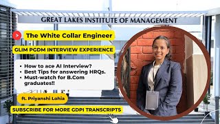 Great Lakes Institute of Management (GLIM) PGDM Online Interview Experience | AI Proctored Interview