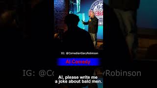 Comedian Gary Robinson gives the world's first AI Performance and it doesn't go well.