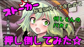 【ゆっくり茶番劇】ストーカーさんに家の中まで入られたので逆に押したらなんかとんでもないことになってしまう総集編