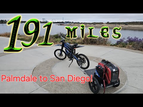 Palmdale to San Diego on my Talaria!