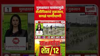 Pudhari News | मुसळधार पावसामुळे शेतीपिकांचं नुकसान, सगळं पाणीचपाणी | #rainalert #farmernews