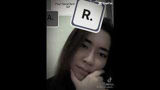 My name starts with R so ofc I had to do it #R #letterR #fypシ