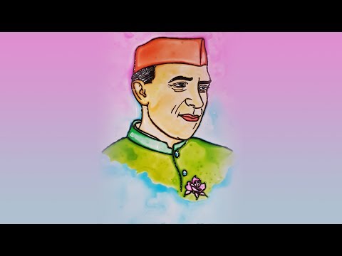 Jawaharlal Nehru Glass Painting #schoolofdreamskills