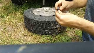 Change Your Tire Valve Stem "DIY" "EASY"