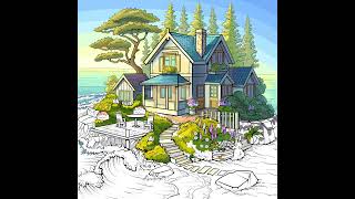 beautiful and cozy bungalow by the beach #homecolor #art