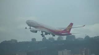 香港航空 Hong Kong Airlines A330-343(B-LHL) HX-253 桃園(TPE)→香港(HKG) takeoff